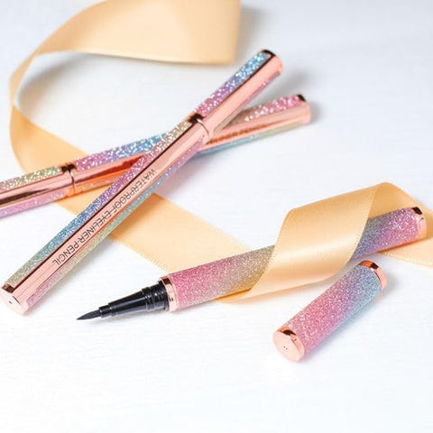 Breakup Proof Liquid Eyeliner -Brush, Waterproof, Long Lasting. Cruelty free & Vegan Ultra black.
