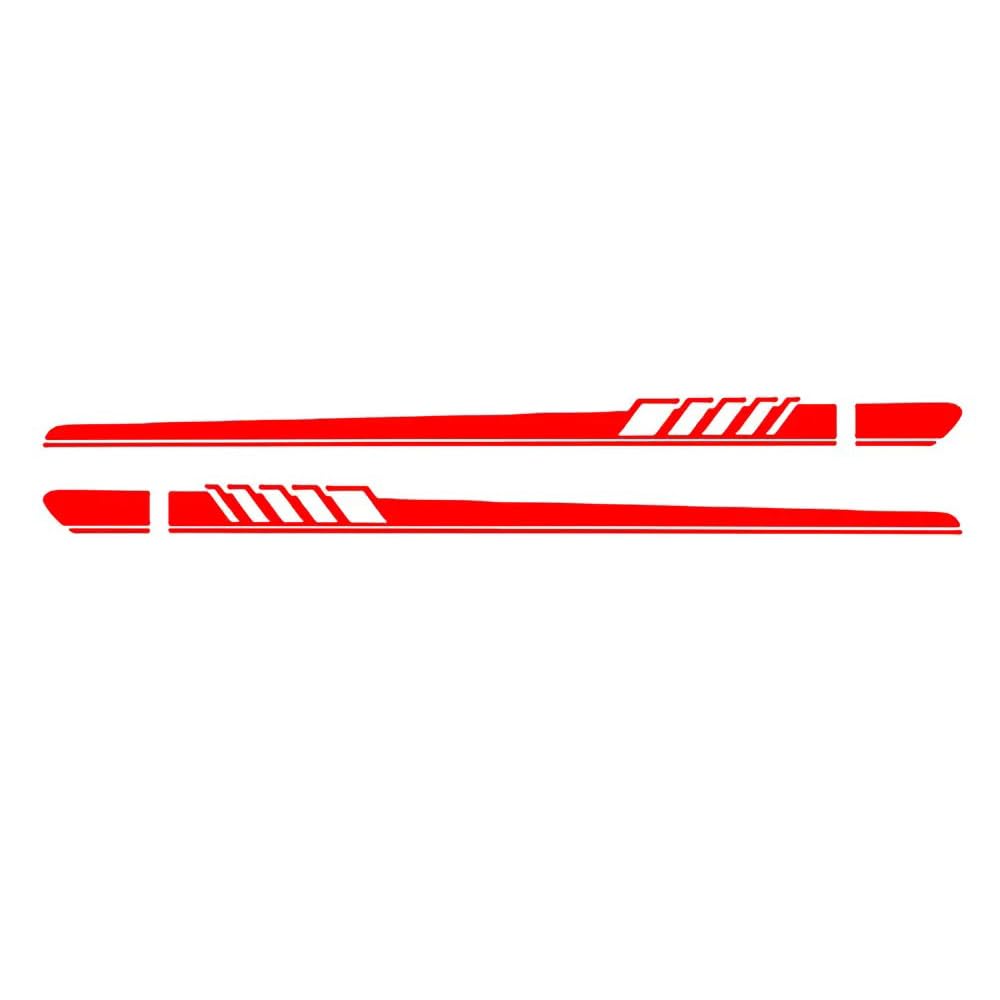 Car Decal for Subaru Legacy WRX Impreza STI, 2 Pcs Car Door Side Stripes Skirt Sticker Sport Body Vinyl Decal