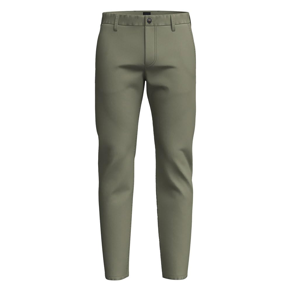 BOSS Men's Chino_Tapered Trousers_Flat, Open Green349,