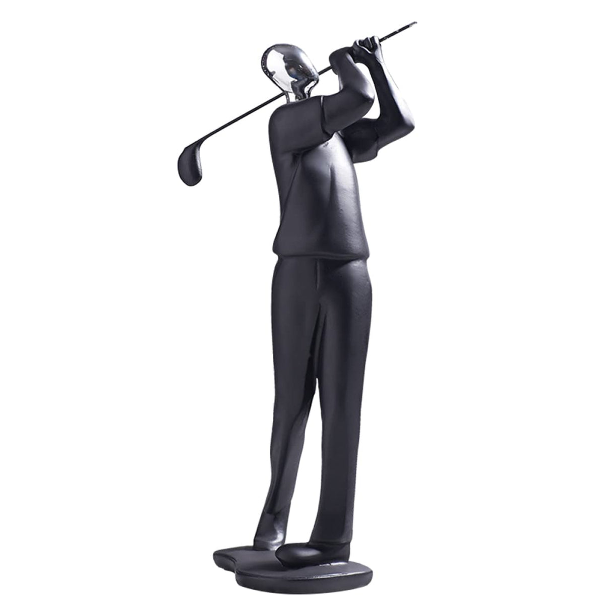Cabilock Adornment Figure Figurine Gifts Desktop Model Bike Decoration Man Music Decor Personality Golfer Sculpture Athlete Figures Abstract for Golf Craftwork Men Household Aesthetic