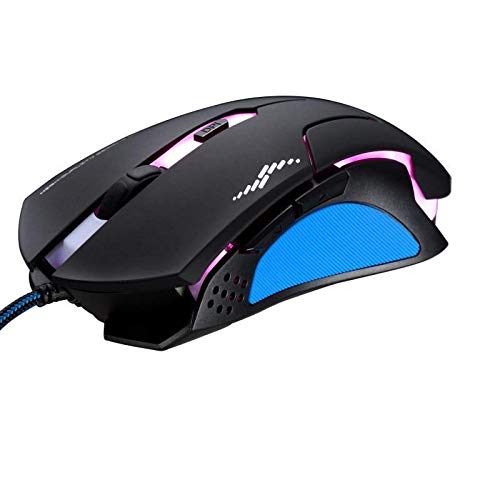 6 Button Colorful Backlight Optical Wired Gaming Mice