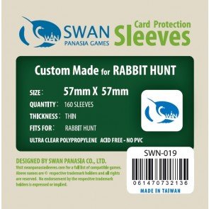 Swan Card Sleeves (57x57mm) - 160 Pack, Thin Sleeves - Wyrmspan