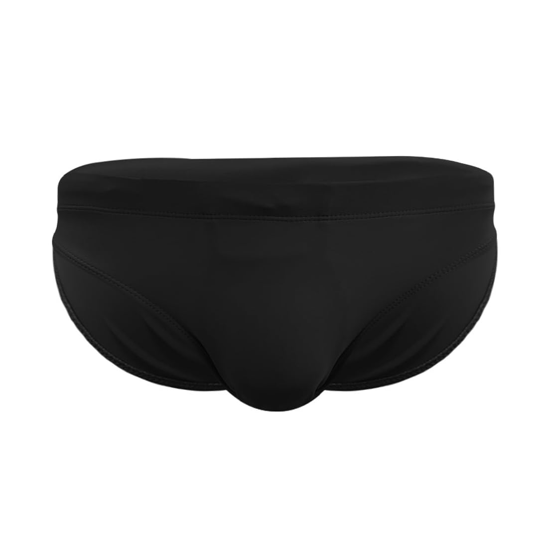 YouKD Men's Swimwear Boxer Bikini Swimming Briefs Beach Shorts Surfing Swim Pants Stretch Swim Trunks Swimsuit Quick Dry A Black