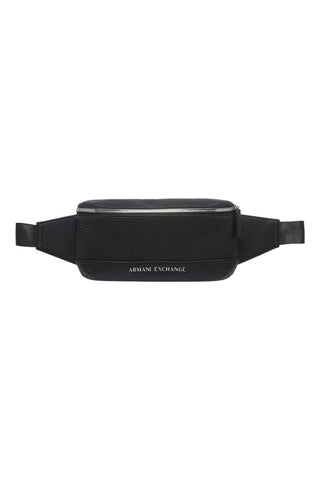 Armani Exchange Men's Pebble Waist Bag, Nero-Black, One Size