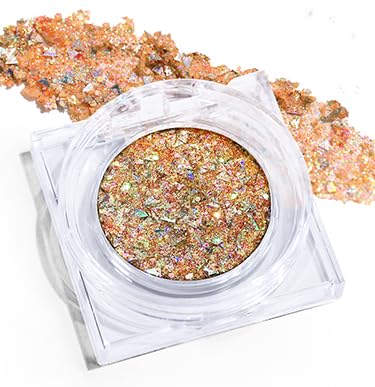 Multichrome Spark Glitter Gel,Face Glitter, Hair Glitter, Eye Glitter and Body Glitter for Women, Festival Accessories, Cosmetic Glitter Makeup,Shimmery Glitter Gel,Vegan & Cruelty Free, 6