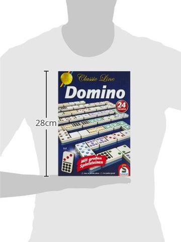 Schmidt Spiele 49207 - Classic Line - Domino Family Game