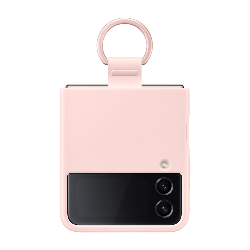 Samsung Galaxy Z Flip4 Official Silicone Cover with Ring Pink