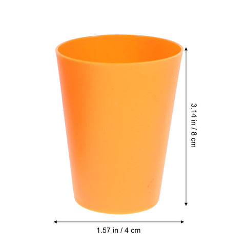 Amosfun cups plastic small kids cup toddler drinking lid dishwasher safe-15pcs Plastic Cups Colorful Reusable Water Cups Drinking Cup Party Supplies for Holiday Party Home Restaurant