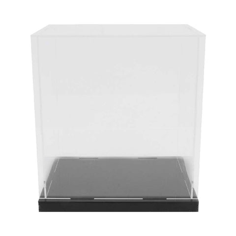 EXCEART Display Box Cover Large Glass Container Countertop Display Case Cube Organizer Stand Model Display Large Plastic Container - Display case Dome Acrylic Camera Obscura