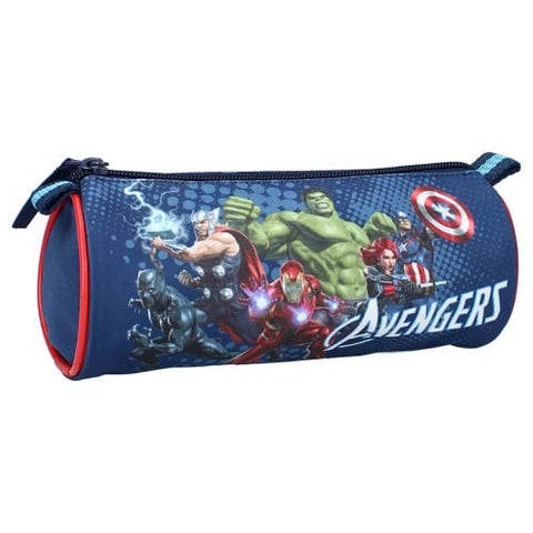 mybagstory - Pencil Case - Avengers - Child - School - Primary - Kindergarten - Nurseries - Boy/Girl Pencil Case - Size 20 cm, Blue, Pencil Case
