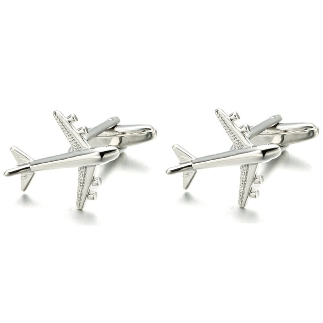 Airplane Cufflinks for Men, Plane Cufflinks, Jet Aircraft Cuff Links, Jet Plane Shirt Tuxedo Cufflinks, Punk Cufflinks French Cufflinks, Best Man Cufflinks, Silver Wedding Cufflinks Gifts (1)