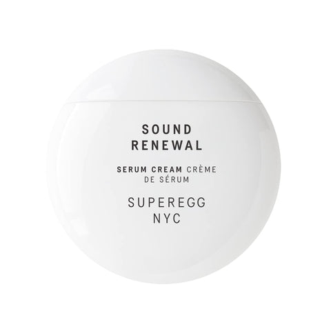 SUPEREGG Sound Renewal Serum Cream: For a fresh, luminous complexion. Nourishing serum cream with Panthenol and EGCG. 60 ML / 2 FL OZ