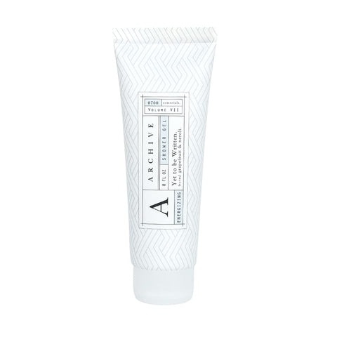 Archive Yet To Be Written Shower Gel All Natural Moisturizing Body Wash for Men & Women Lightly Scented 8 Fl oz