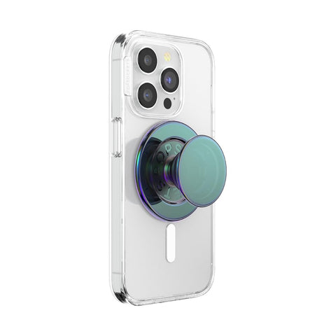 PopSockets: PopGrip Round for MagSafe - Adapter Ring for MagSafe Included - Expanding Phone Stand and Grip with a Swappable Top for Smartphones and Cases - Nightshade