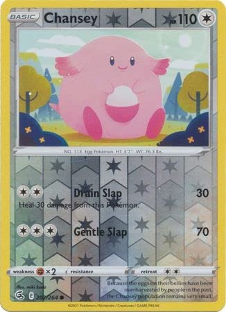 Chansey - 202/264 - Common - Reverse Holo - Sword & Shield - Fusion Strike
