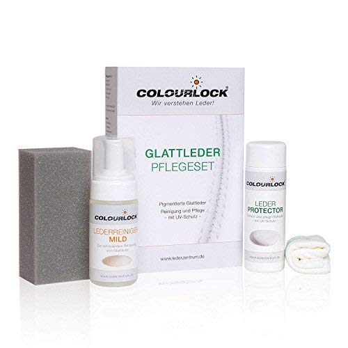 COLOURLOCK Smooth Leather Care Set Mild with Leather Protector 150 ml and Mild Leather Cleaner 125 ml