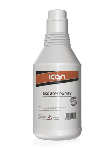 Ican London Benzalkonium Chloride Solution, 80% Purity, 1000ml