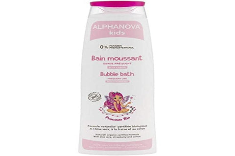 Alphanova Kids Bulle Dans Ton Bain! Foaming Bath Strawberry Organic 250ml
