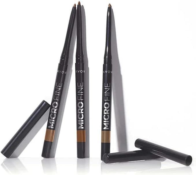 Avon Micro Fine Eye Brow Definer - Twist Up Pencil-LIGHT BROWN (Pack of 3)