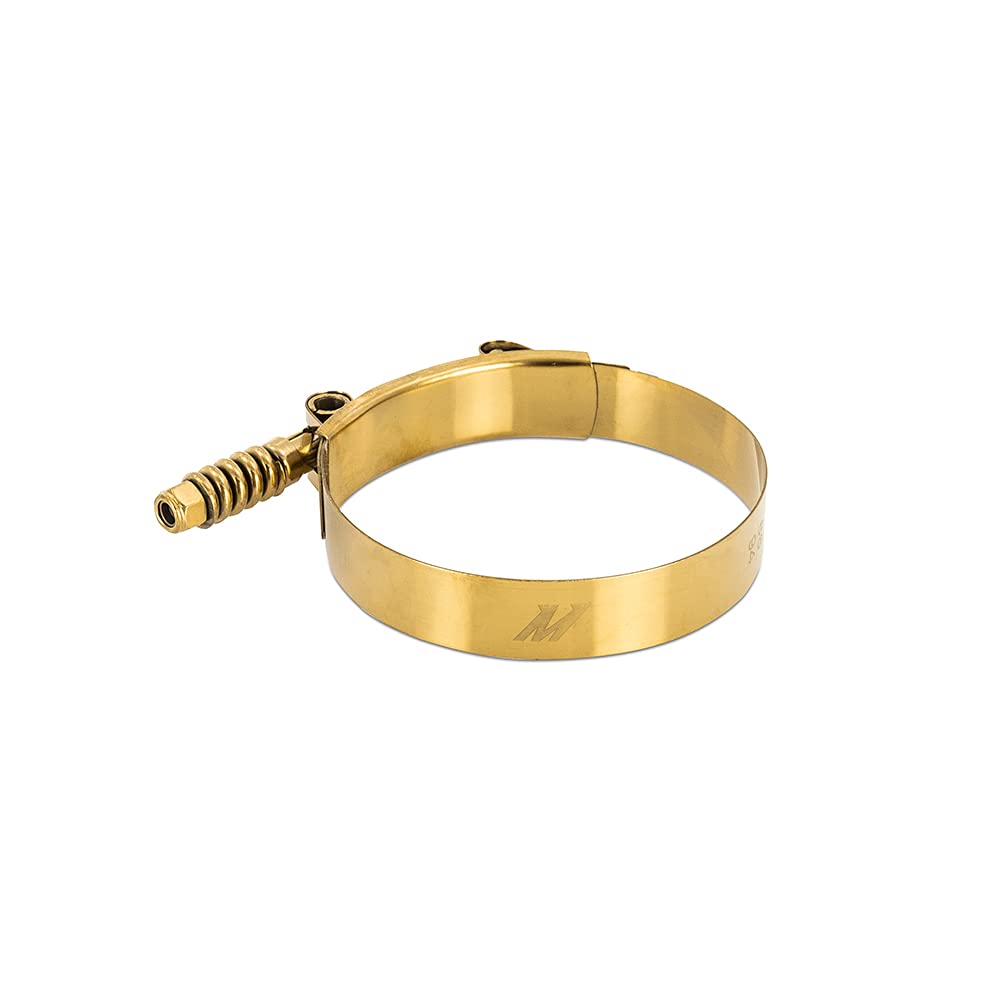 MMCLAMP-425TGD Mishimoto Stainless Steel Constant Tension T-Bolt Clamp, 4.25", Gold
