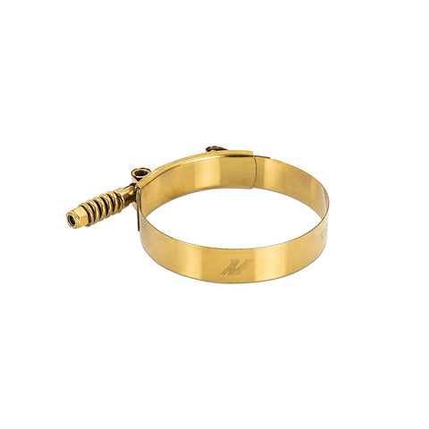 MMCLAMP-425TGD Mishimoto Stainless Steel Constant Tension T-Bolt Clamp, 4.25", Gold