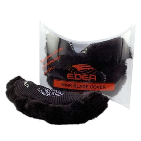 Edea Ice skates blade covers made of eco-fur (black)
