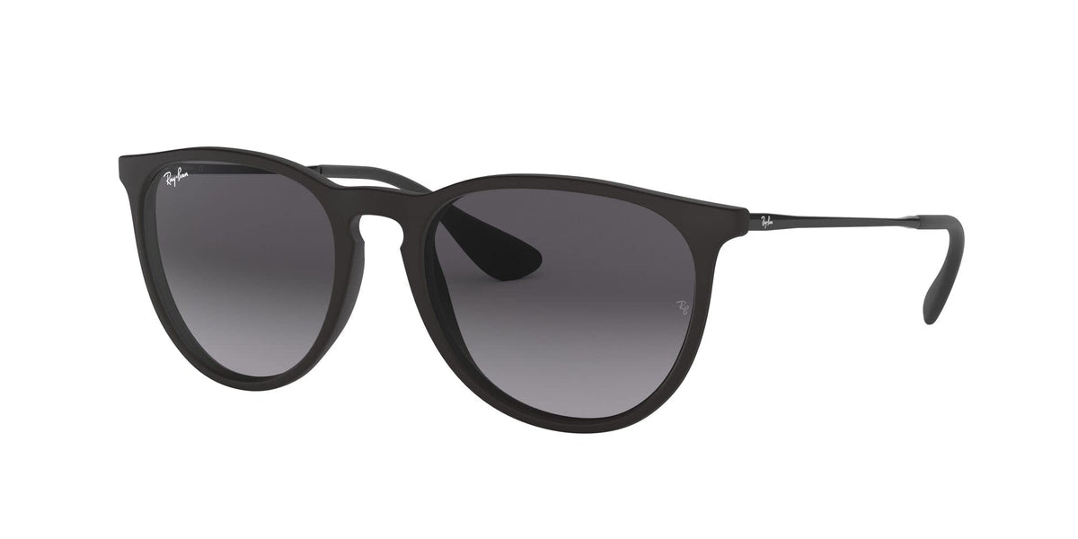Ray-Ban 4171 Erika Sunglasses - Black/Light Grey Gradient/Dark Grey