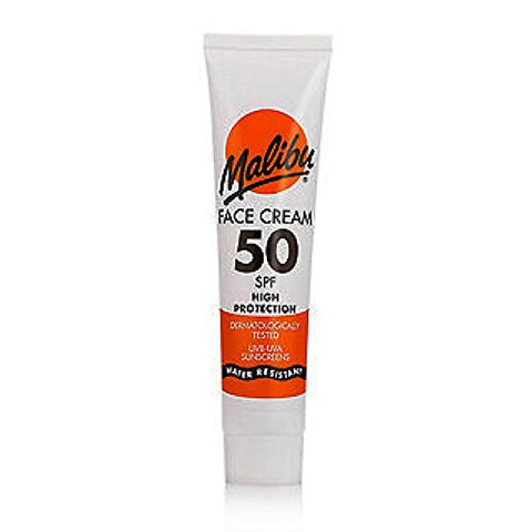 Malibu Duo Pack Sun Protection Face Cream SPF 50 & Lip Balm SPF 30 Water Resistant
