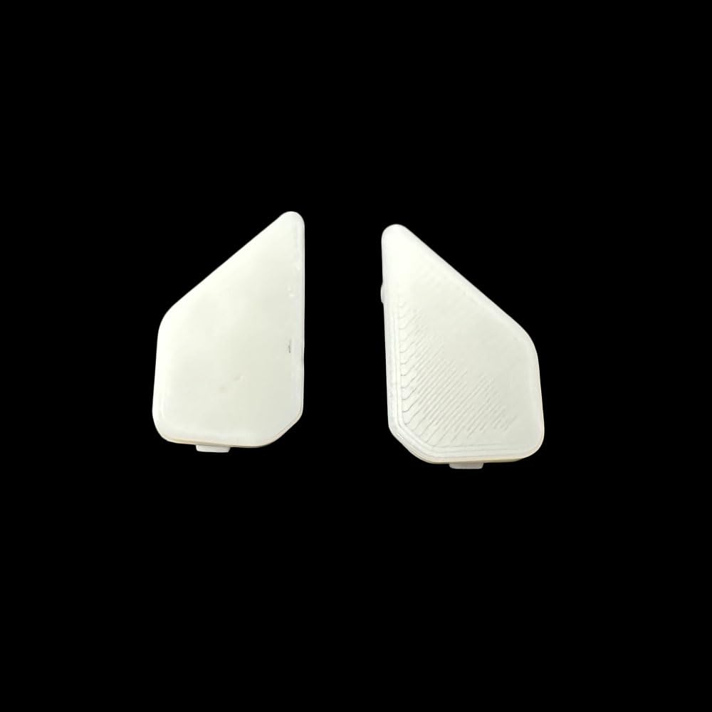 For Rog Ally Handheld Game Consoles Flat Back Buttons Replacement Parts 3D Printing Comfortable Feel Easier To Grasp 3 Colors (white)