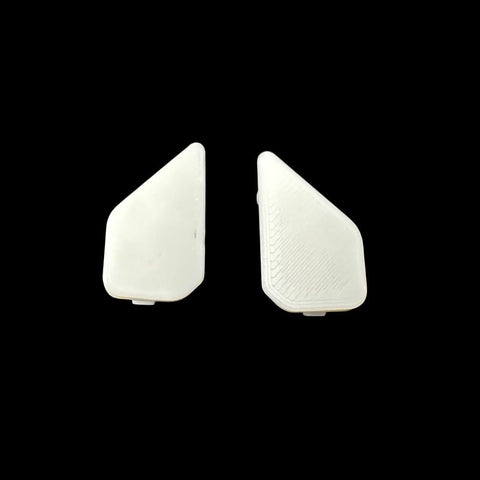 For Rog Ally Handheld Game Consoles Flat Back Buttons Replacement Parts 3D Printing Comfortable Feel Easier To Grasp 3 Colors (white)