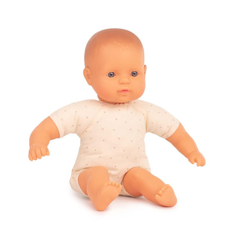MINILAND Caucasian soft body doll 32cm in polybag without underwear