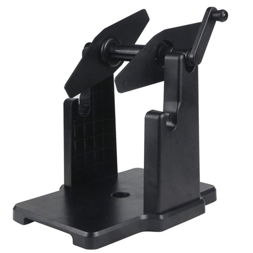 Hopbucan External Rolls Label Holder, 2 in 1 Fanfold Stack Paper Holder for Desktop Thermal Label Printer