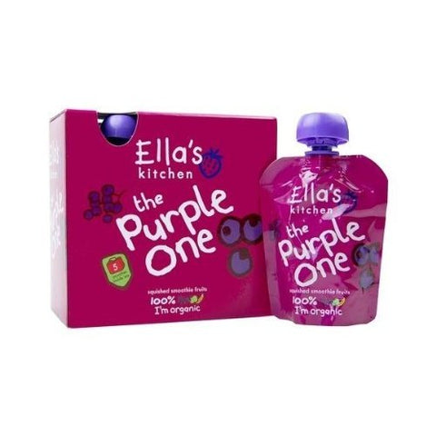 (4 PACK) - Ellas Kitchen - Smoothie Fruit - Purple One mltpck | 5 x 90g | 4 PACK BUNDLE