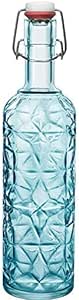 Bormioli Rocco Blue Oriente Bottle,pack of 2
