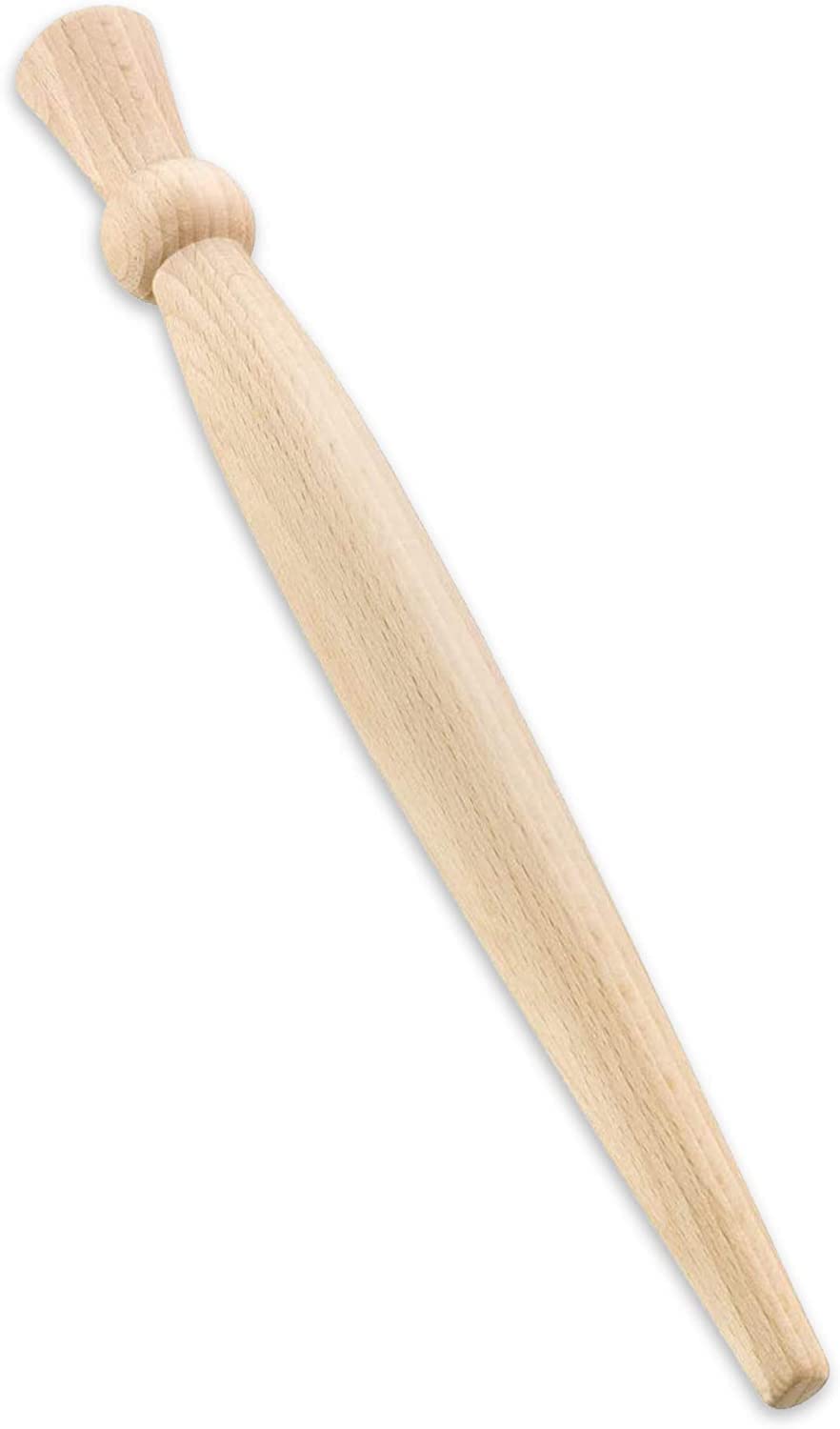 Porridge Spurtle Scottish Spurtle Porridge Stirrer - Wooden Spurtle Thistle Smooth Beechwood Stick - 23 cm Long