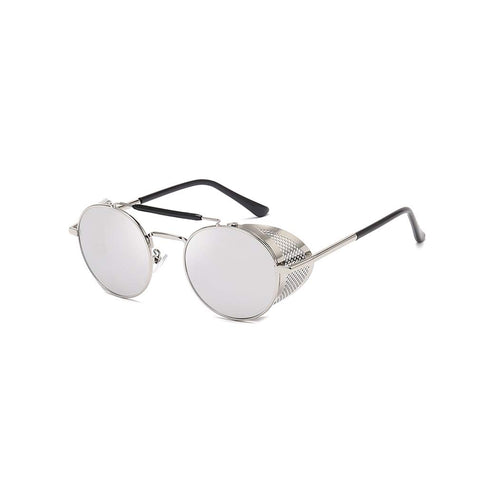 AidShunn Unisex SteamPunk Sunglasses Classic Retro Style Metal Round Goggle