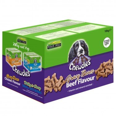Chewdles Gravy Bones Beef - 10 kg