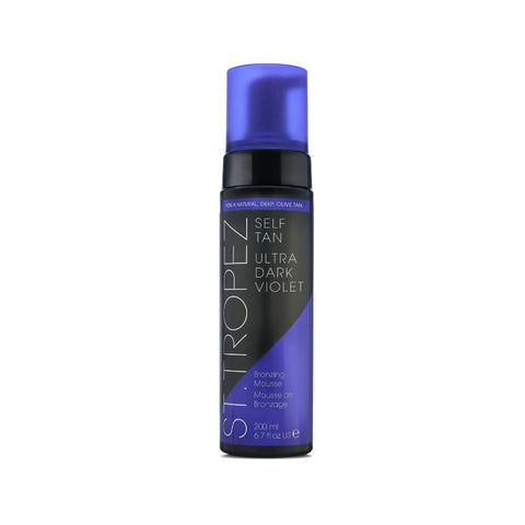 St.Tropez Ultra Dark Violet Mousse, Tri-Tan Technology for Deep Dark Glow, Vegan, Natural and Cruelty Free, 200ml