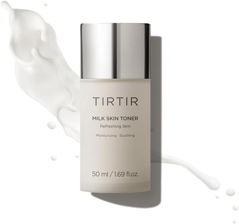 TIRTIR Milk Skin Toner | Deep Moisturizing, Instant Glow, 2% Niacinamide, Rice Bran Extract, Ceramide, Panthenol, Cruelty-Free, Fungal Acne Friendly, Vegan.