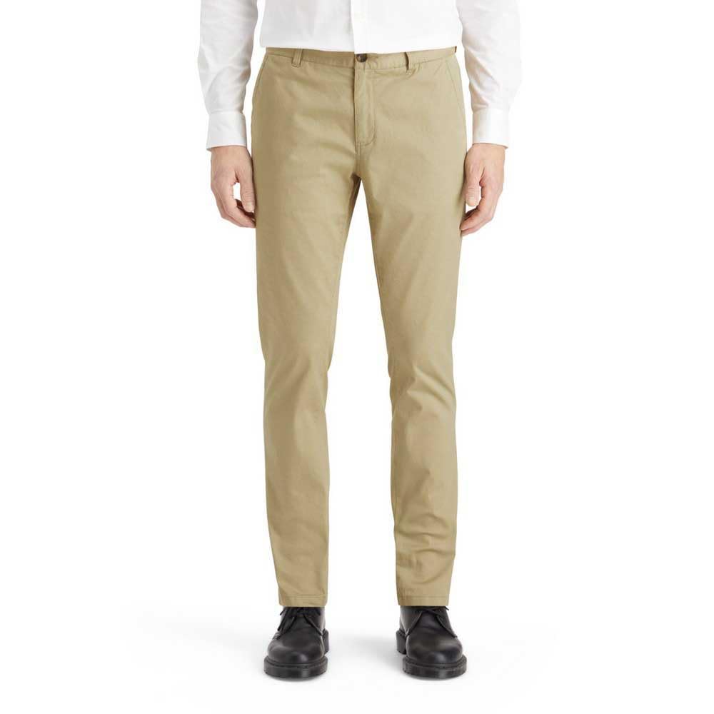 Scotch & Soda Men's Mott Chino-Slim Fit, Sand, 29 W/30 L
