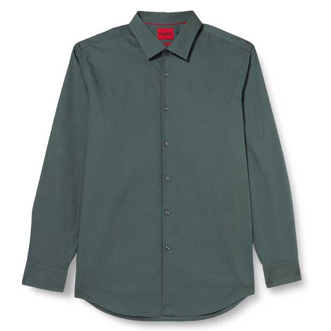 HUGO Men's C-Jenno Shirt, Dark Green307, 44