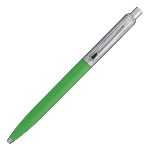 Sheaffer Sentinel Bright Green Ballpoint Pen with Brushed Chrome Cap