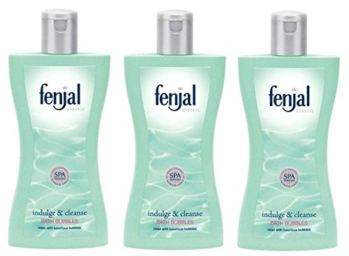 THREE PACKS of Fenjal Classic Indulge & Cleanse Bath Bubbles 200ml