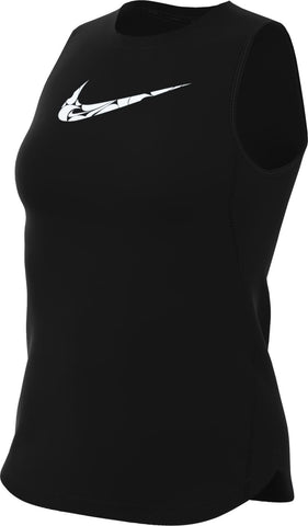 Nike Women's One Swsh Hbr T-Shirt, Black/White, XS