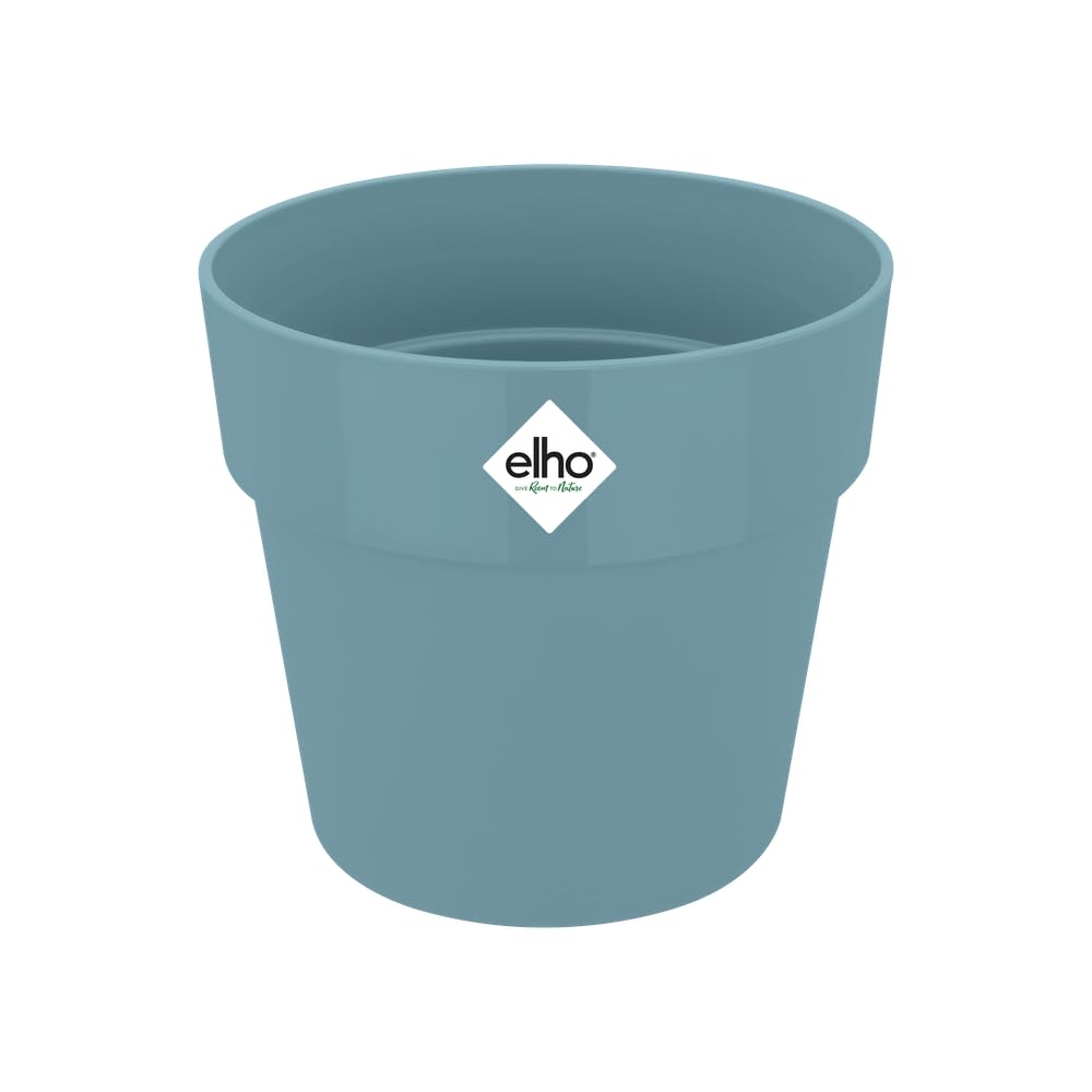 elho B.for Original Round Mini 7 - Flower Pot for Indoor - Ã˜ 6.6 x H 6.0 cm - Blue/Dove Blue