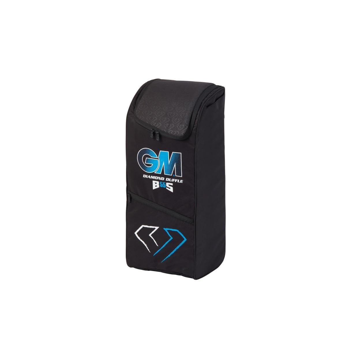 Gunn & Moore GM Cricket Duffle Duffel Bag | Diamond BS55 | Ben Stokes | Integrated Bat Pocket | Tough 600 Denier Polyester | Small - 55 Litres | Black & Blue