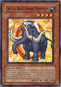 Yu-Gi-Oh! - Crystal Beast Amber Mammoth (DP07-EN005) - Duelist Pack 7 Jesse Anderson - Unlimited Edition - Common