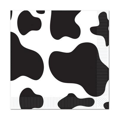 Western Cow Print Napkin (S) 16ct [6 Retail Unit(s) Pack] - 58170