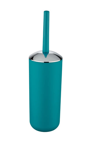 Wenko Brasil Toilet Brush Set, 10 x 10 x 37 cm, Petrol