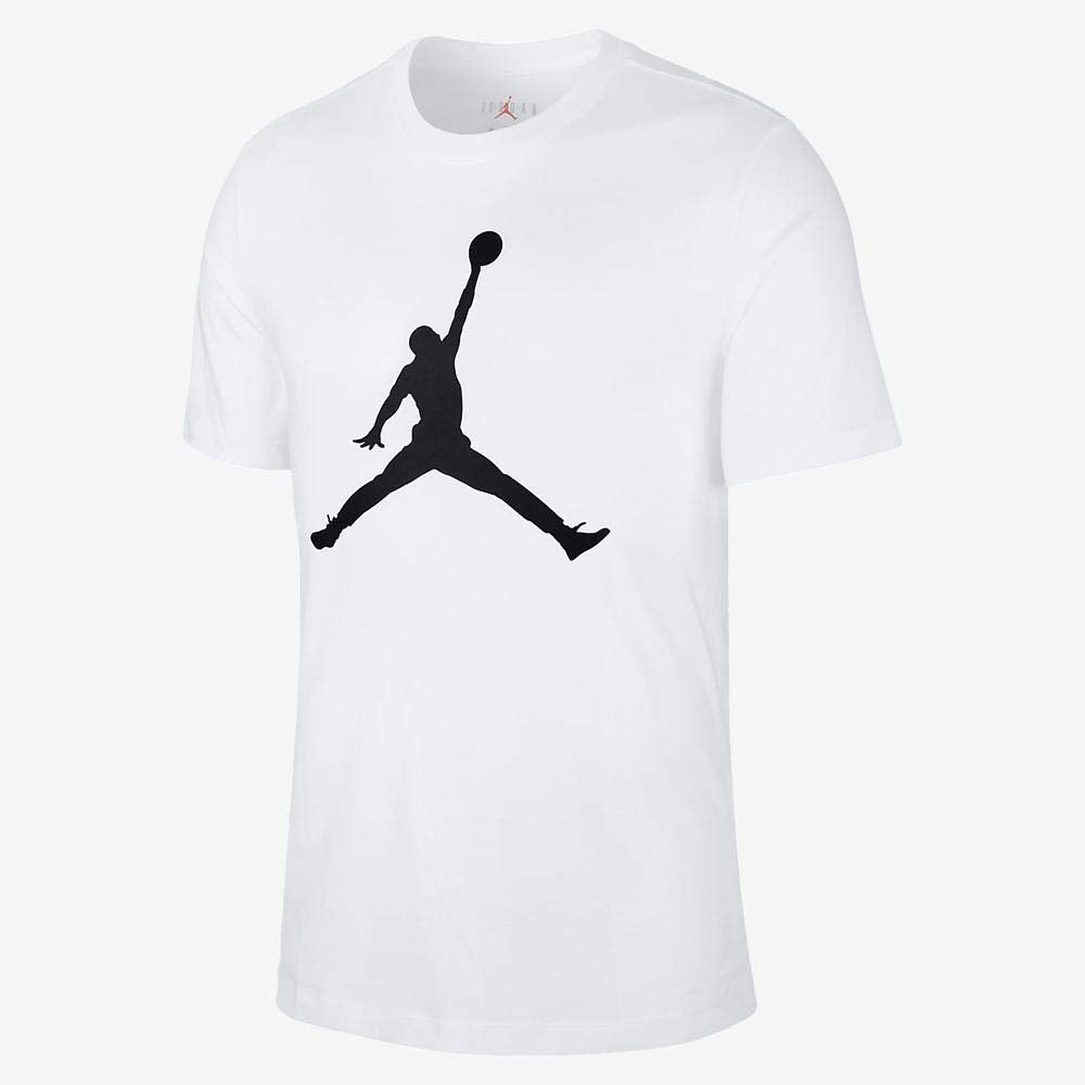 NIKE CJ0921-100 M J JUMPMAN SS CREW Neck warmer Men's WHITE/BLACK Size M